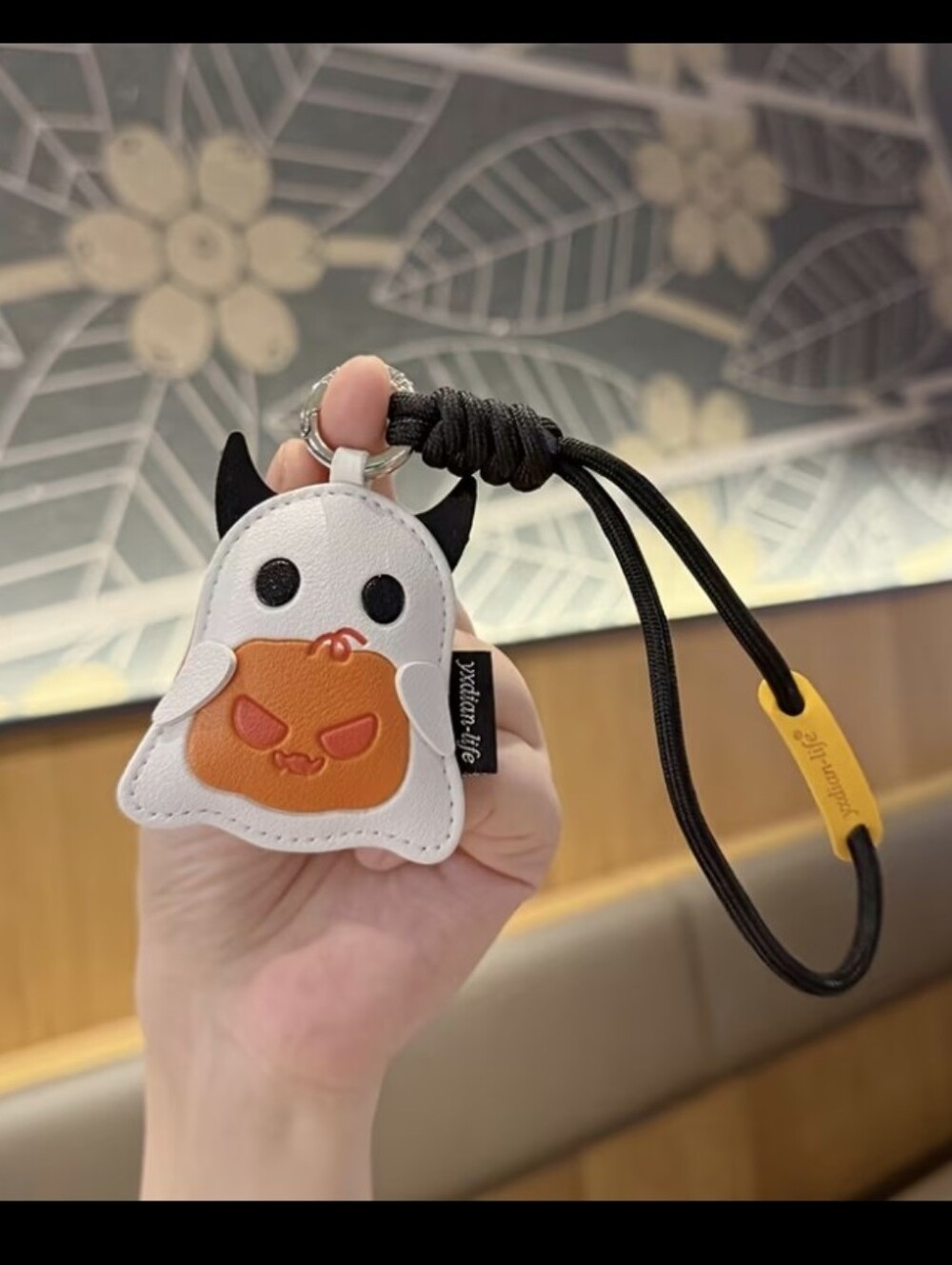 Adorable Ghost Bag Charm/ Keychain NEW